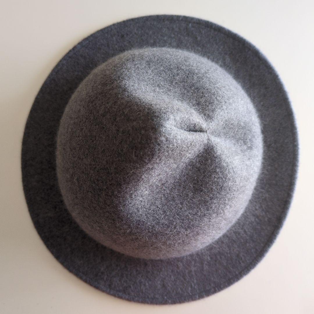 Vivienne Westwoodグレー ウール・フェルト 山型ハット