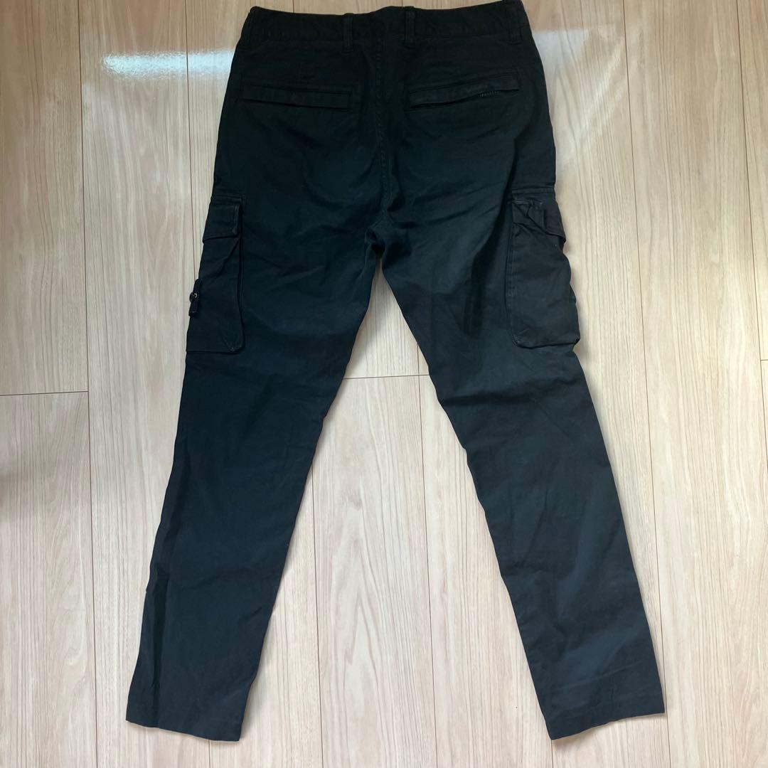 STONE  ストーンアイランド　ブラック カーゴパンツ　W29