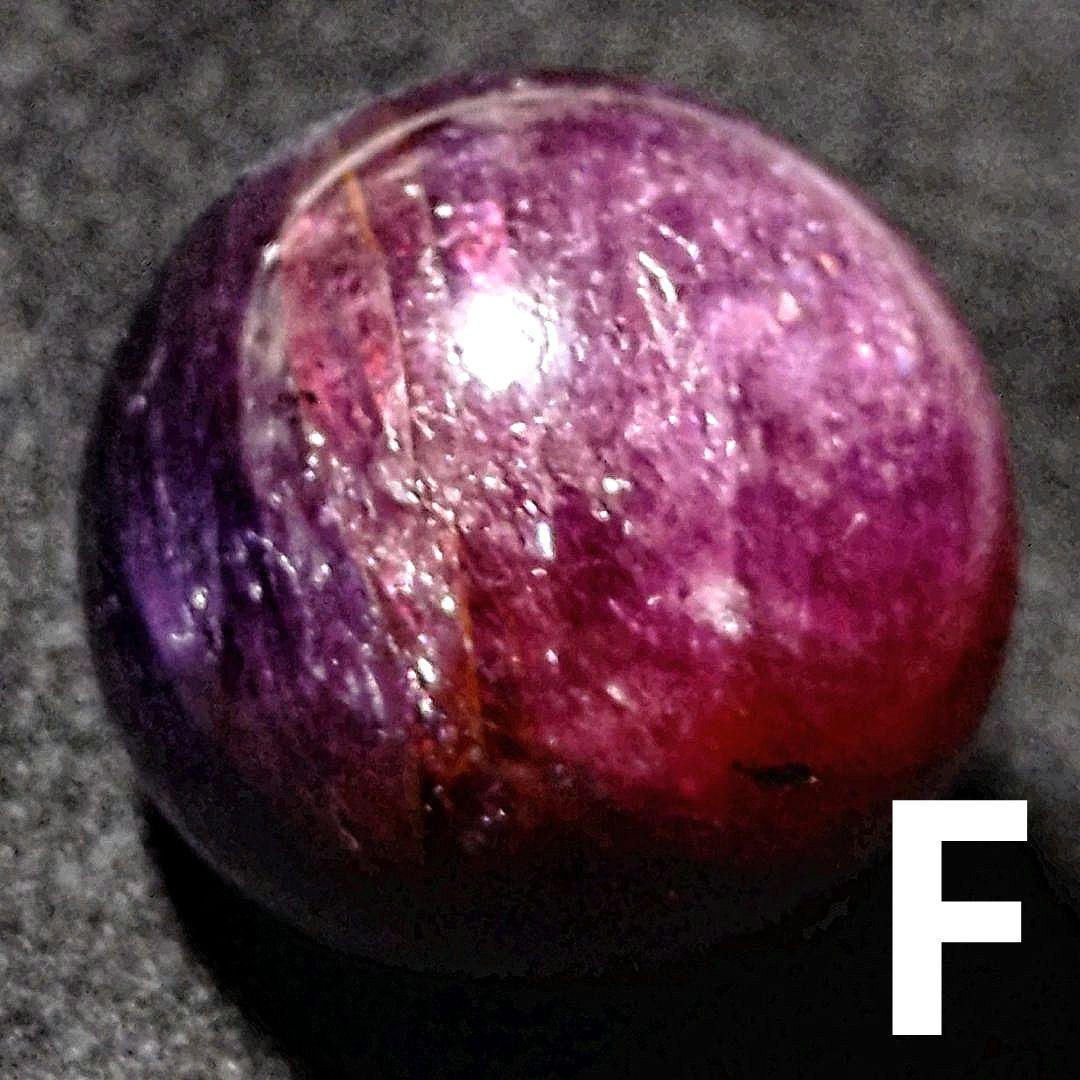 ★リッチマーブルカラーサファイア 14.5ミリ珠 ビーズF(珍品 SA+)