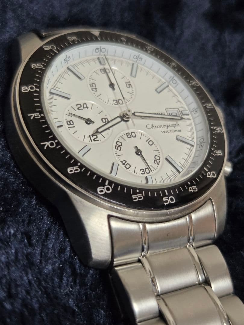 て*つ様 CITIZEN シチズン スピードマスター クロノグラフ パンダ