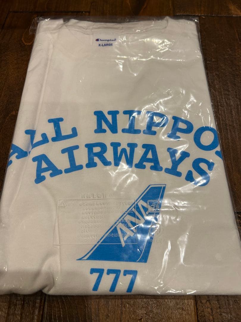 ANA Champion 777デザインTシャツ XL ホワイト 新品未使用