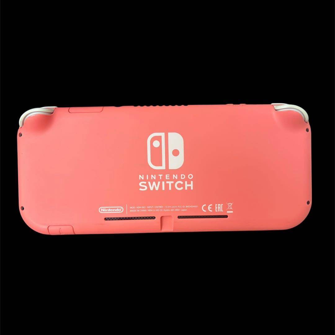 【美品】Switch lite コーラルピンク 充電器付き