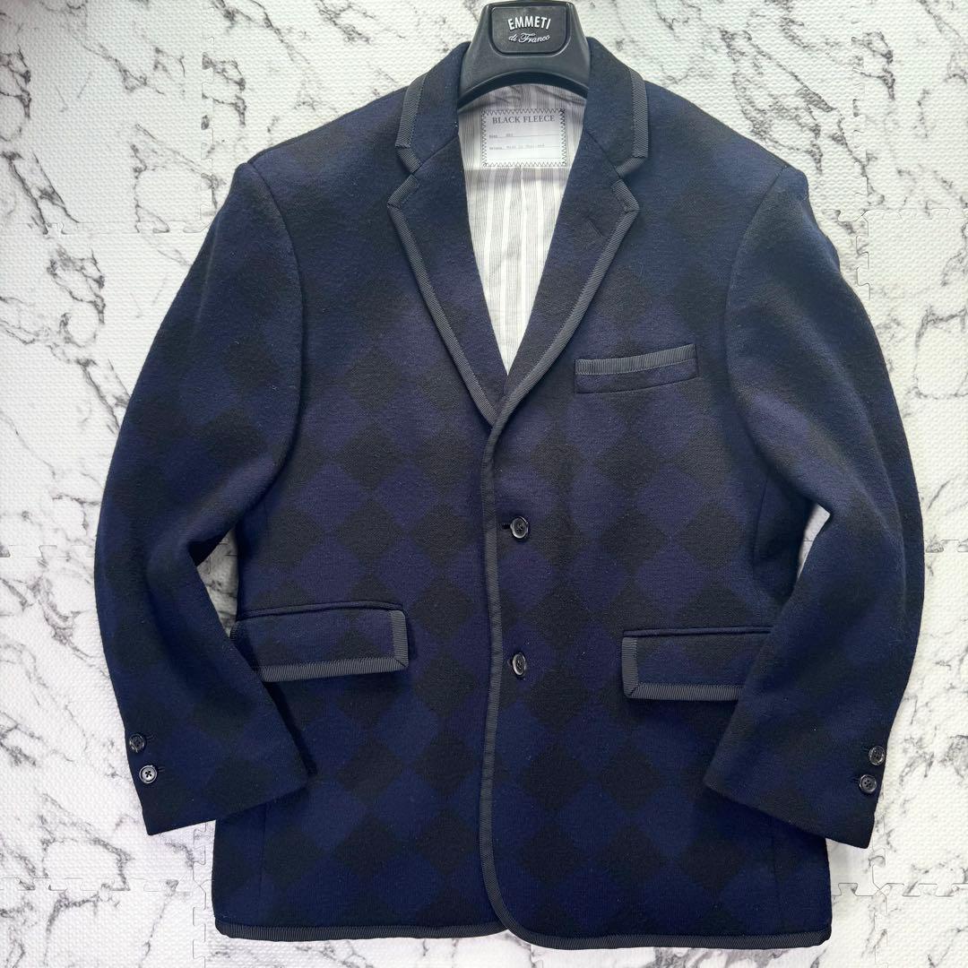 ブラックフリースバイブルックスブラザーズ　テーラードジャケット　ブロックチェック