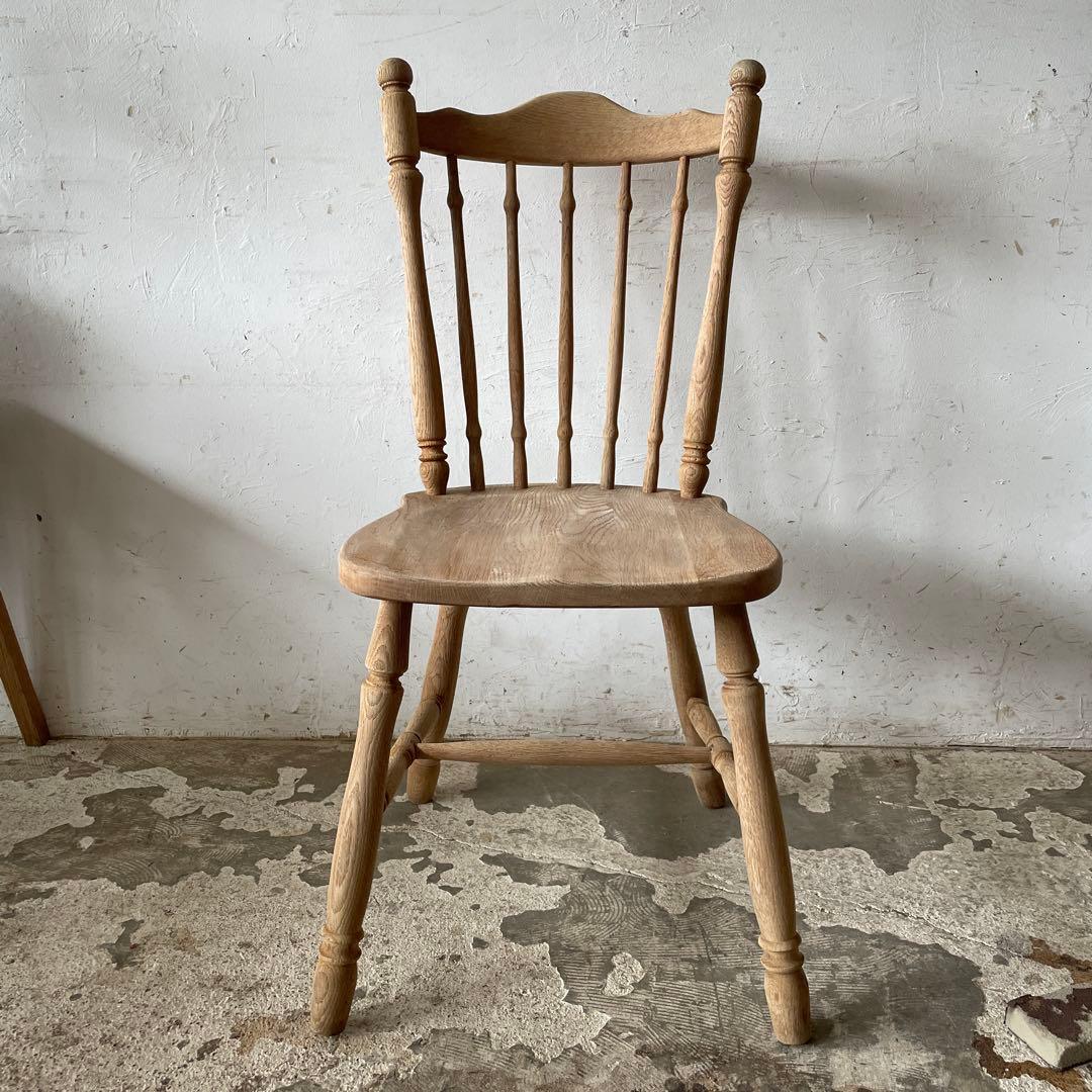 ビンテージ ダイニングチェア　カフェチェア 剥離 no2