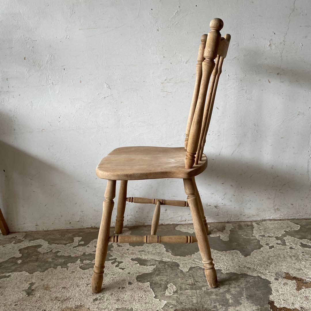 ビンテージ ダイニングチェア　カフェチェア 剥離 no2