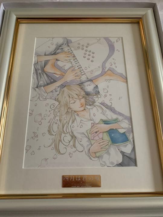 あーる四月は君の嘘 アニプレックス全巻購入特典 キャラファイングラフ