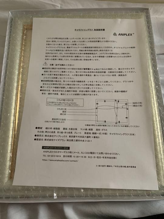 あーる四月は君の嘘 アニプレックス全巻購入特典 キャラファイングラフ