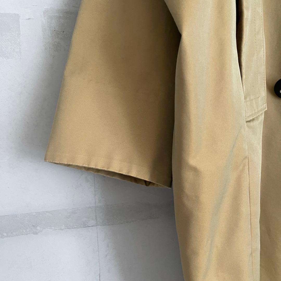 ENFOLD シャンブレーギャバオーバービッグトレンチコート　玉虫色