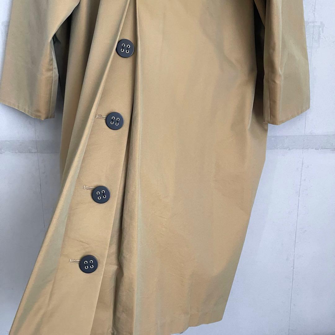 ENFOLD シャンブレーギャバオーバービッグトレンチコート　玉虫色