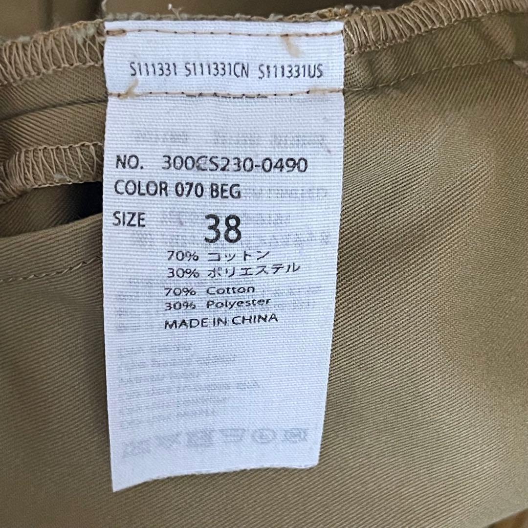 ENFOLD シャンブレーギャバオーバービッグトレンチコート　玉虫色