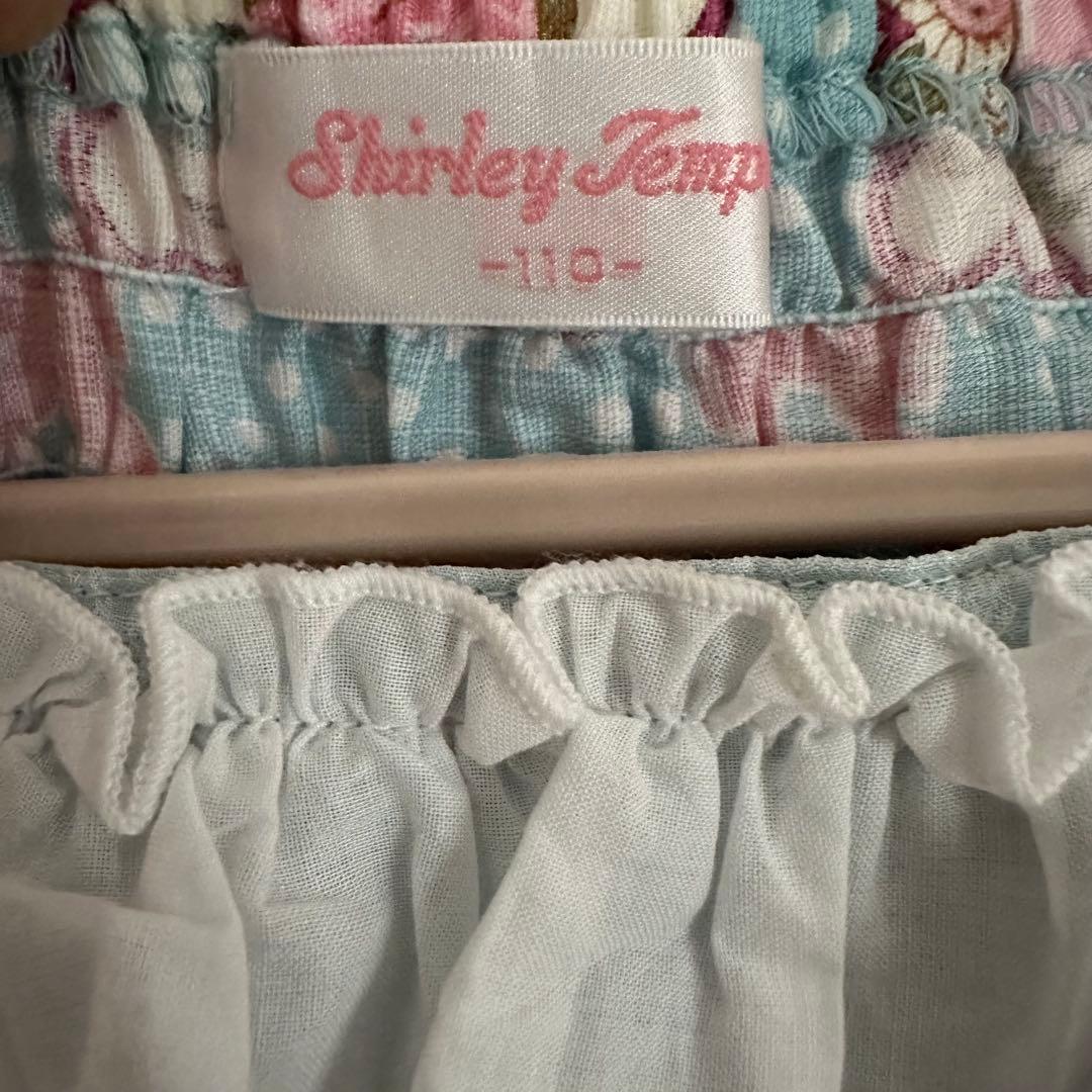 Shirley Temple うさぎ柄ワンピース 110