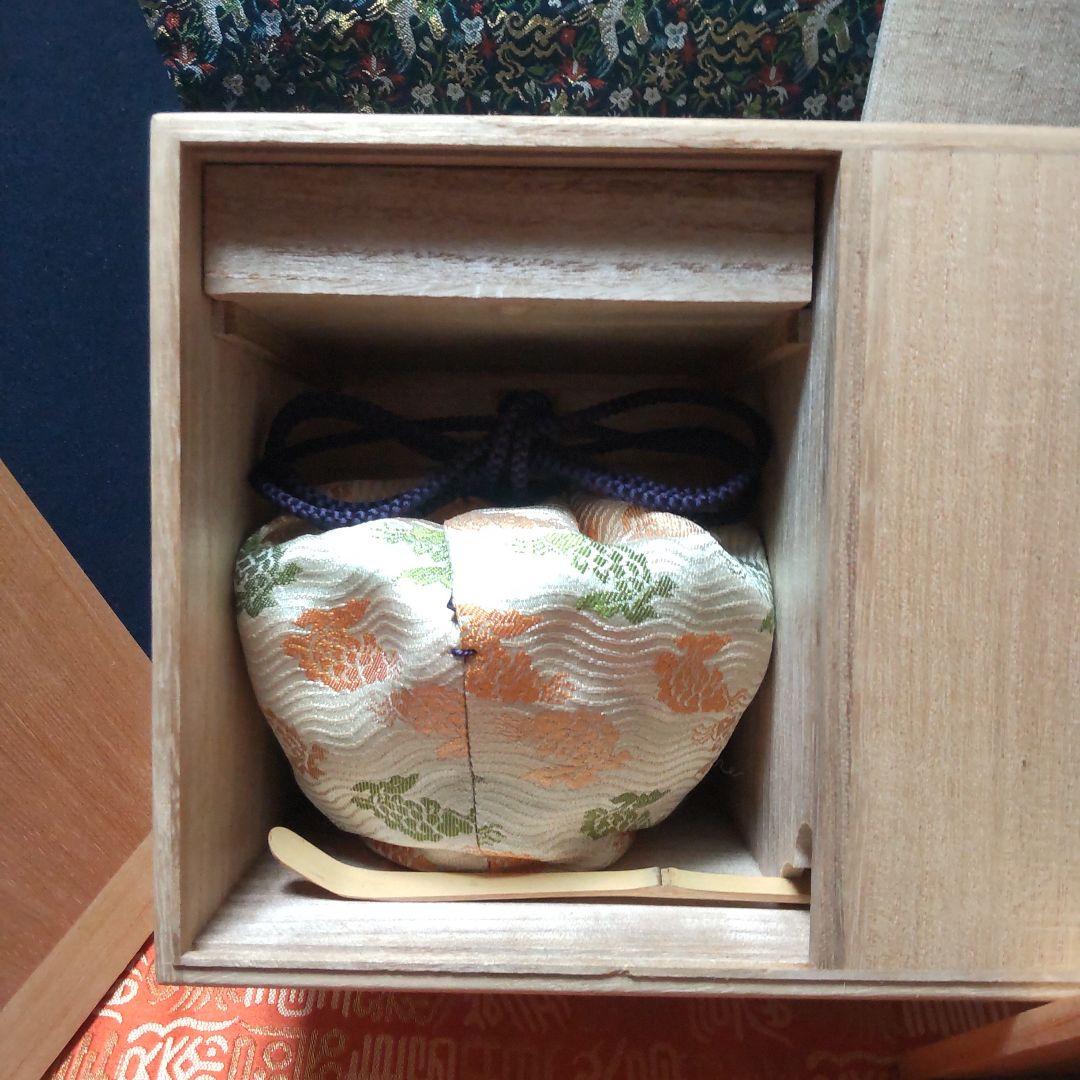 茶箱　遠州好み橋立茶箱　七宝文