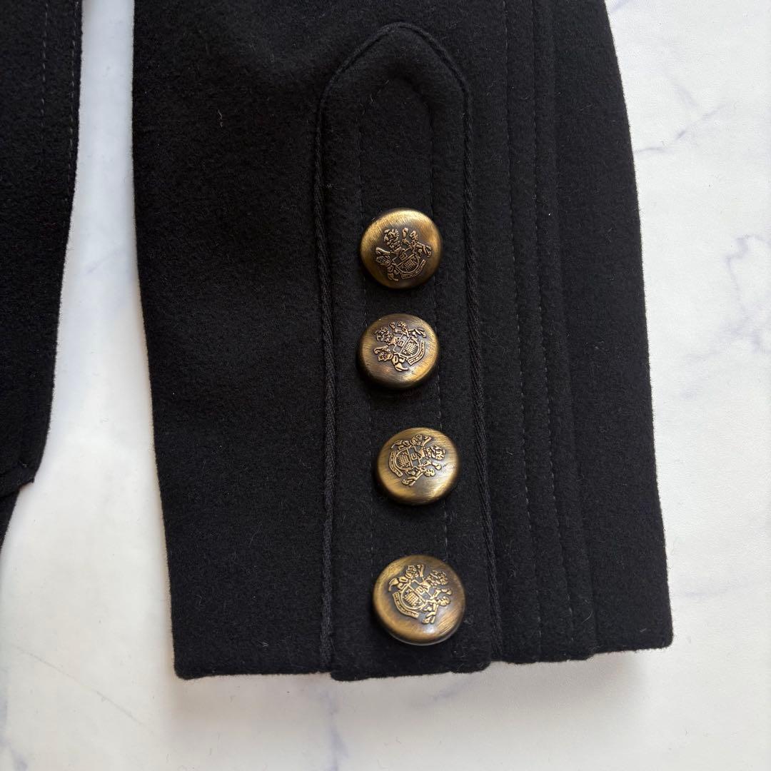 極美品 ZARA SRPLS 完売品 ミリタリー ウール ロングコート M相当