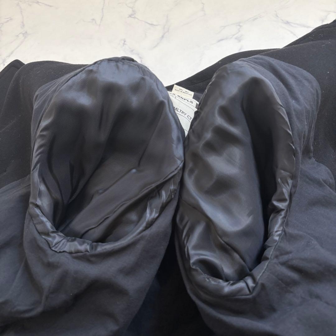 極美品 ZARA SRPLS 完売品 ミリタリー ウール ロングコート M相当