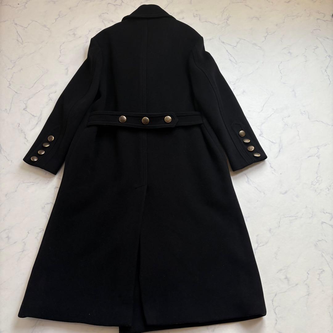 極美品 ZARA SRPLS 完売品 ミリタリー ウール ロングコート M相当