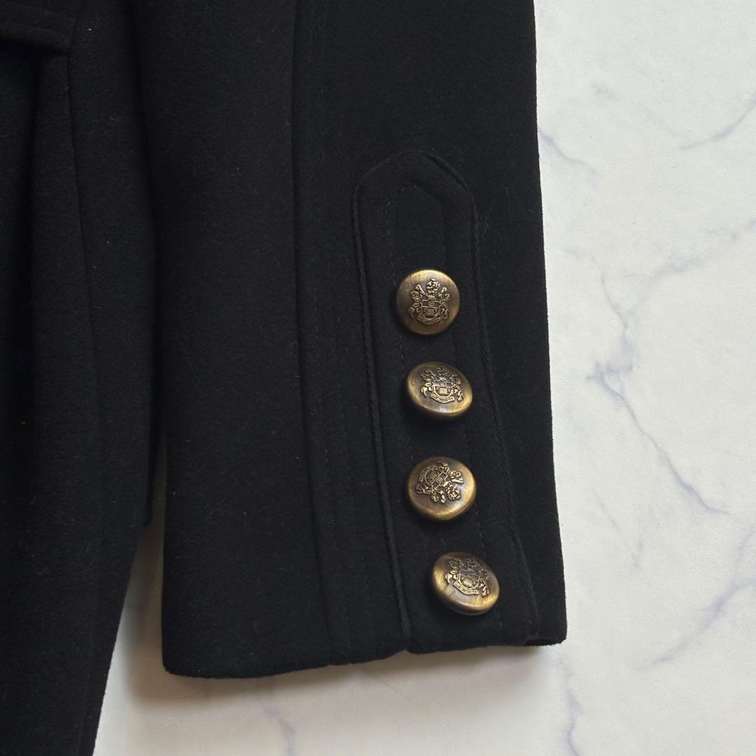 極美品 ZARA SRPLS 完売品 ミリタリー ウール ロングコート M相当