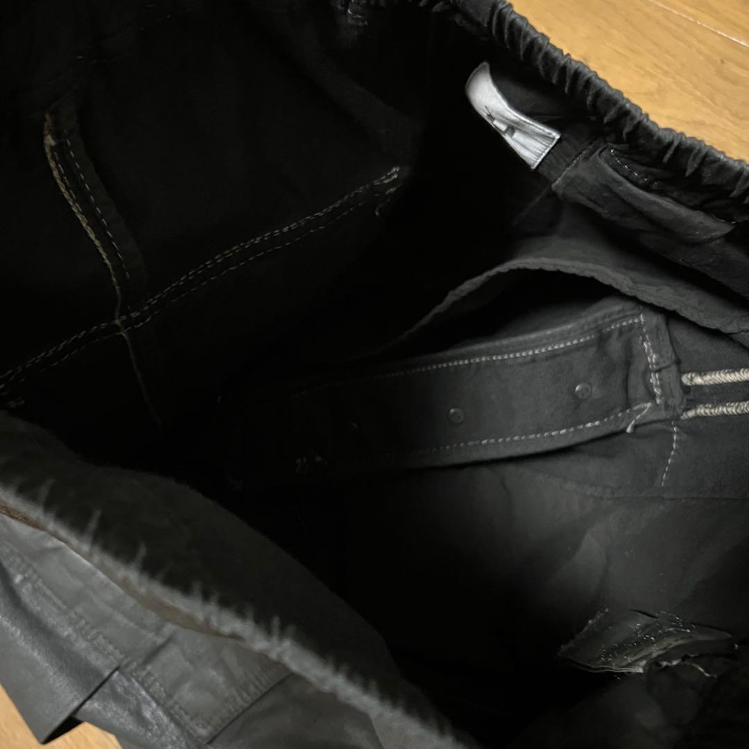 17SS リックオウエンス　ダークシャドウ　BLACK WAX サイズXS