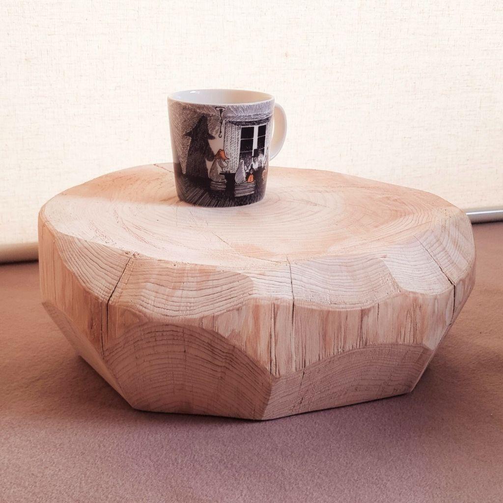 天然アロマ 東濃ひのき テーブル 飾り台 無垢無塗装 オーガニック