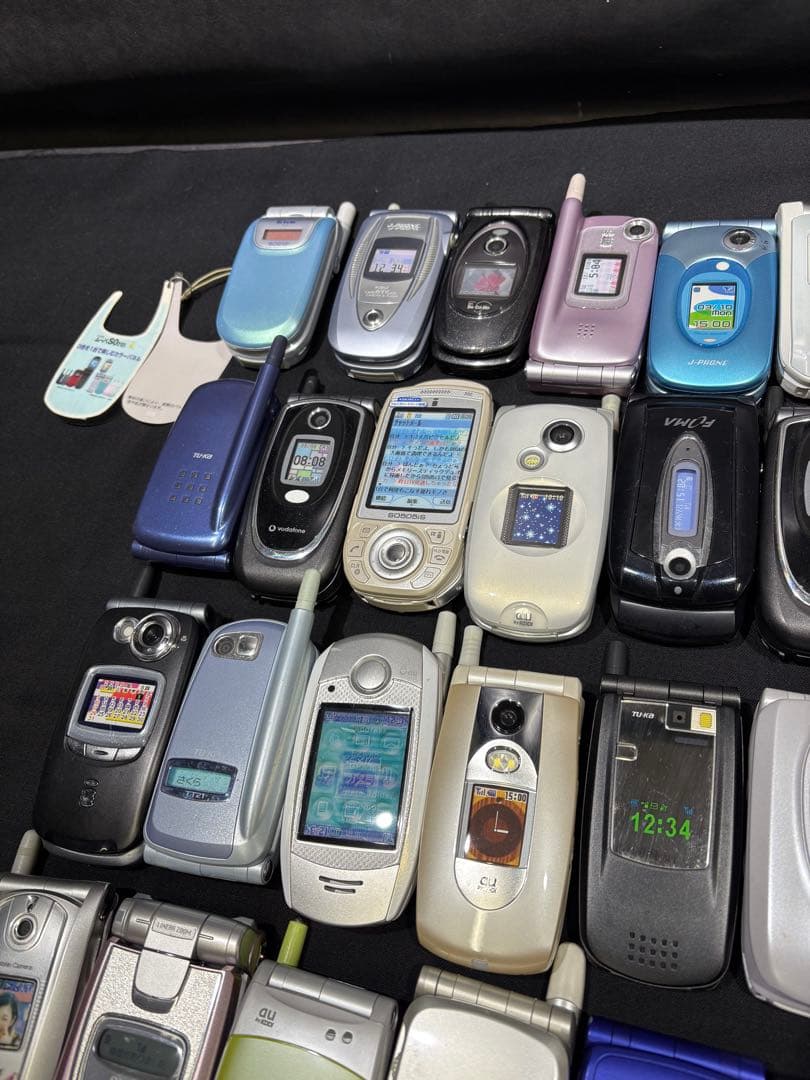 【まとめて90点セット】モックアップ 販売店模型 携帯電話 ガラケー