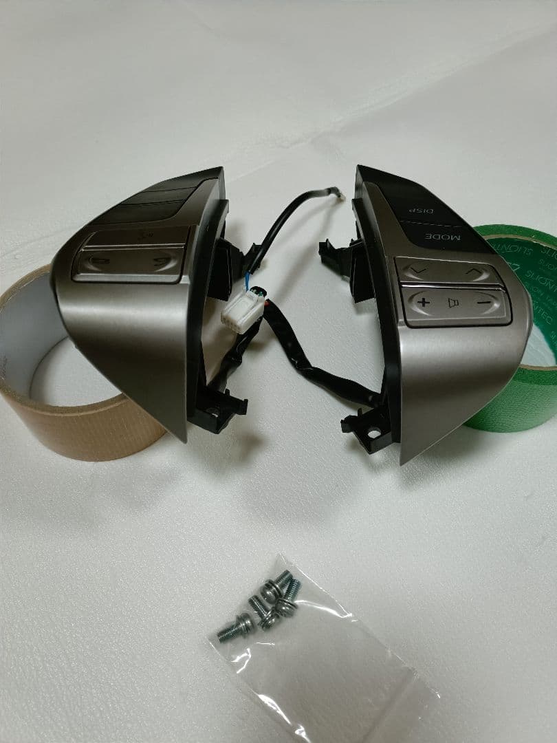 【LED打ち替え品】20ヴェルファイアアルファードステアリングスイッチホワイト白