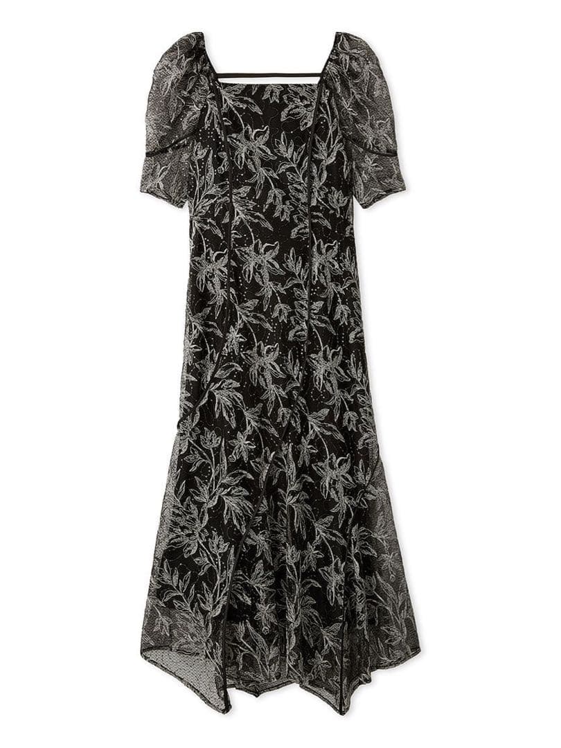 【FRAY I.D】新品タグ付き / M / カーブパネルエンブロイダリードレス