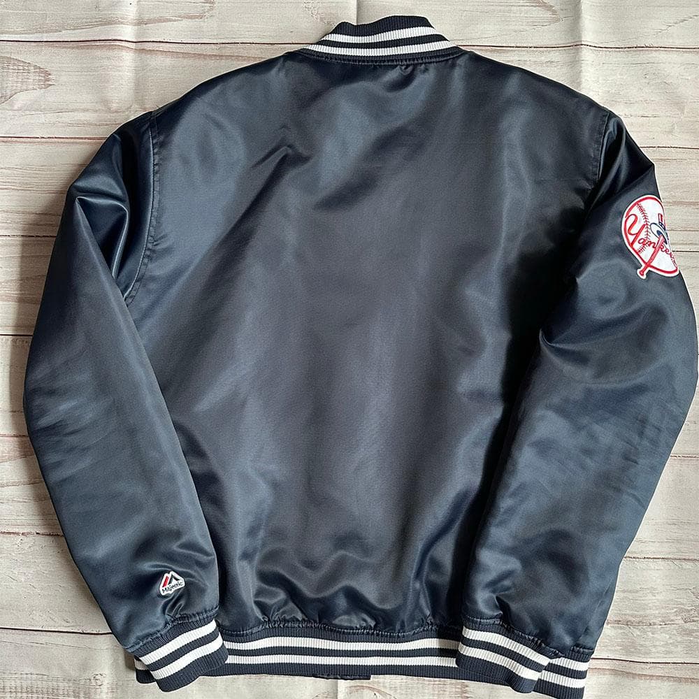 New York Yankees スタジャン majestic ネイビー XL