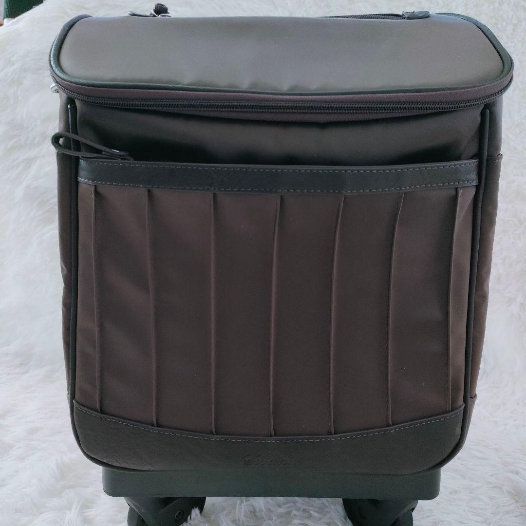 美品✨スワニー　D371 リニーエII　キャリーバッグ 　ショピングカート 茶色