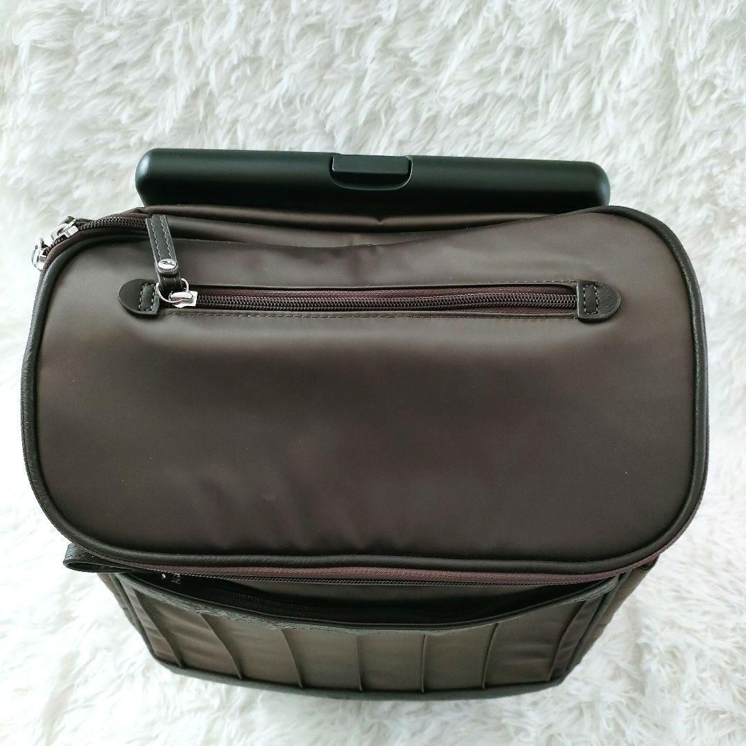 美品✨スワニー　D371 リニーエII　キャリーバッグ 　ショピングカート 茶色