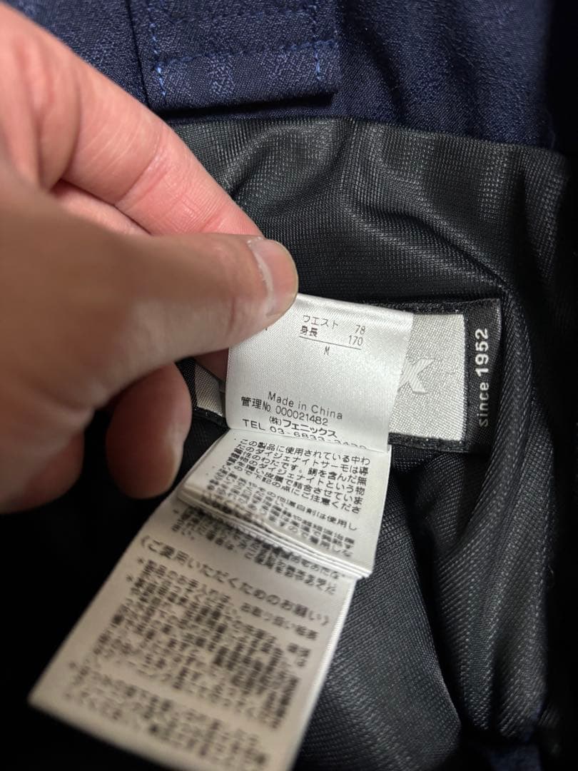 【綺麗】phenix スキーウェア・パンツセットネイビー no2 Mサイズ