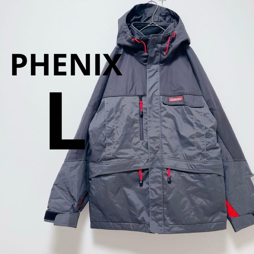 ⭐️美品⭐️ PHENIX スノーボードウェア ブラック/赤 スキーウェア 雪 L