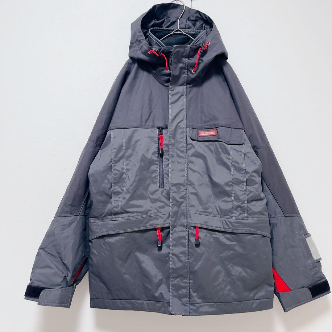 ⭐️美品⭐️ PHENIX スノーボードウェア ブラック/赤 スキーウェア 雪 L