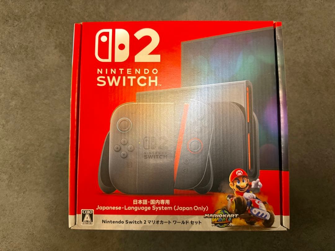 【新品・未開封】Nintendo Switch 2 マリオカートワールドセット