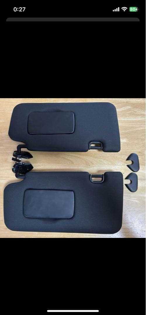 サンバイザーセット ブラック　レヴォーグvm　フォレスター　北米　USDM