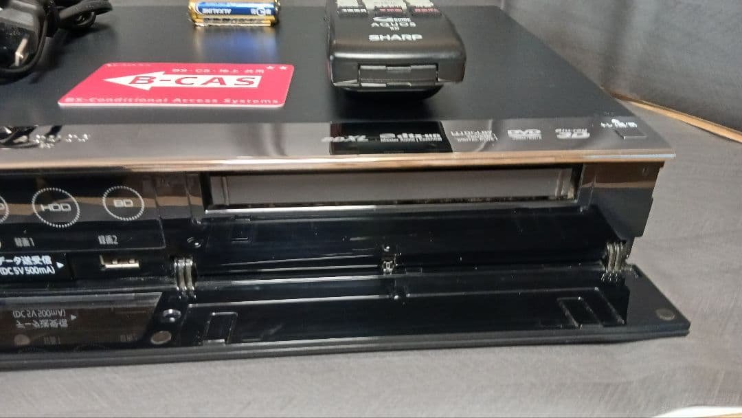 1TB シャープ AQUOS BDレコーダー☆BD-W1500☆リモコン付