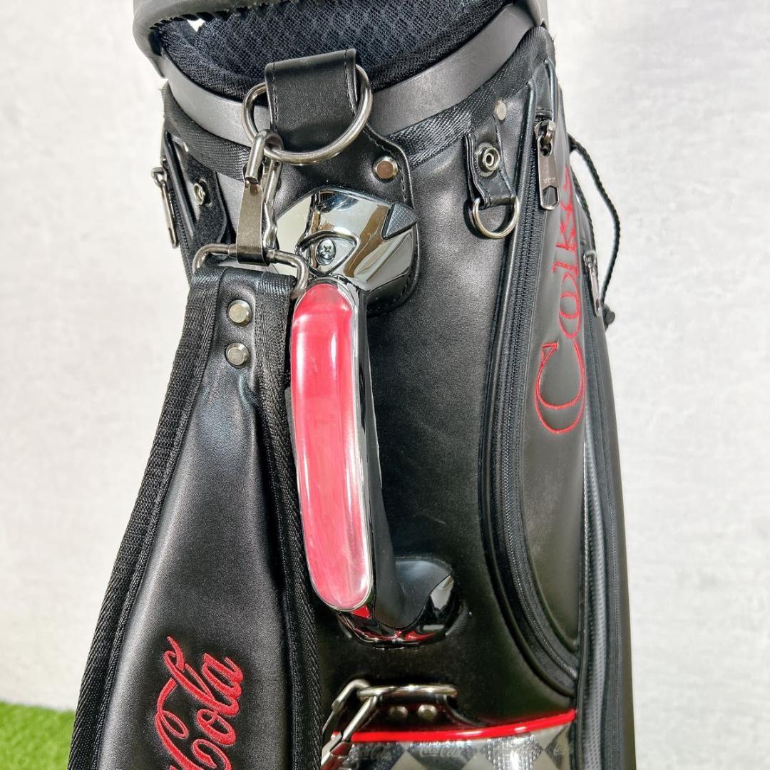 現行モデル コカコーラ キャディバッグ Coca Cola 黒　ブラック