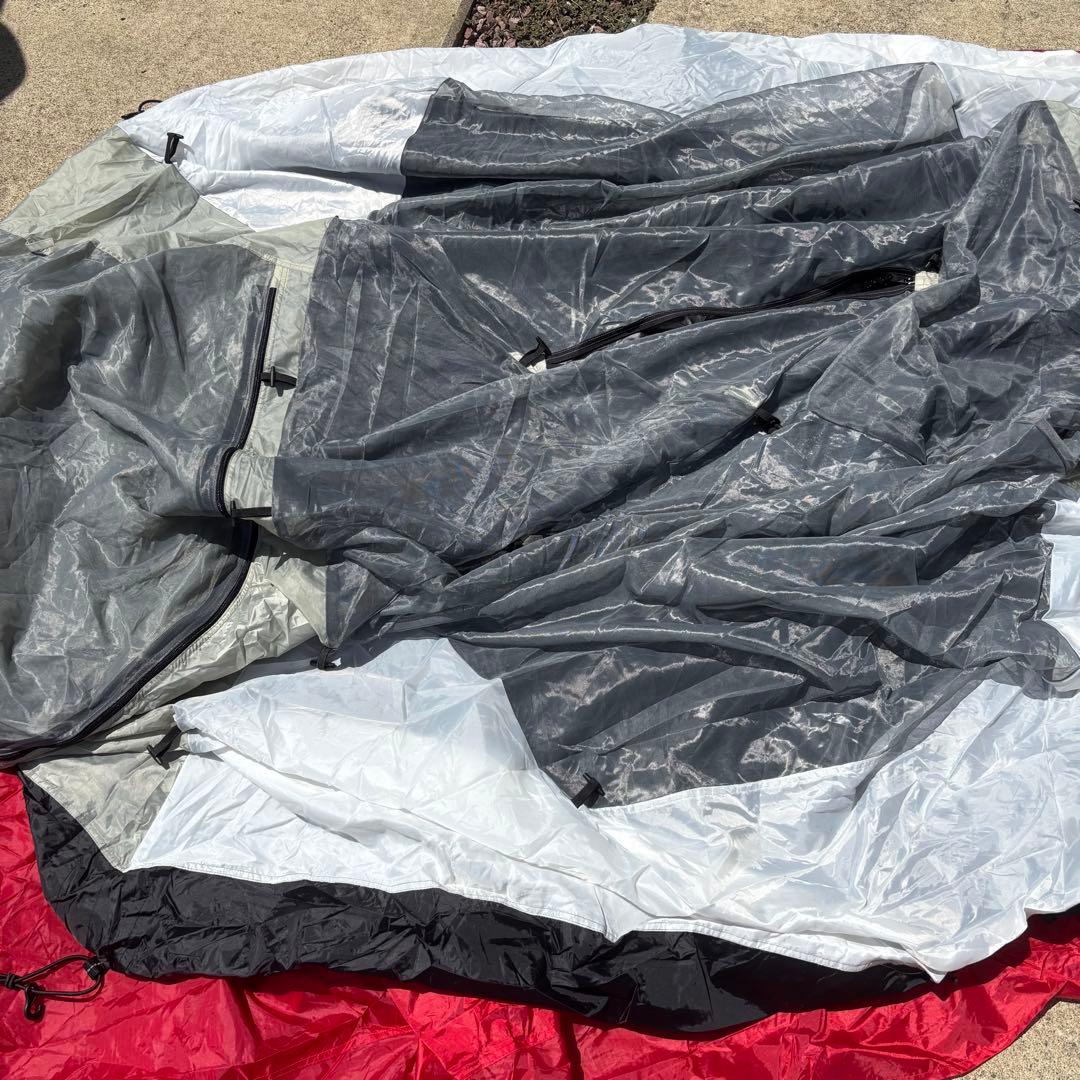 HUSKY FIGHTER 3-4 テント 3-4人用 レッド