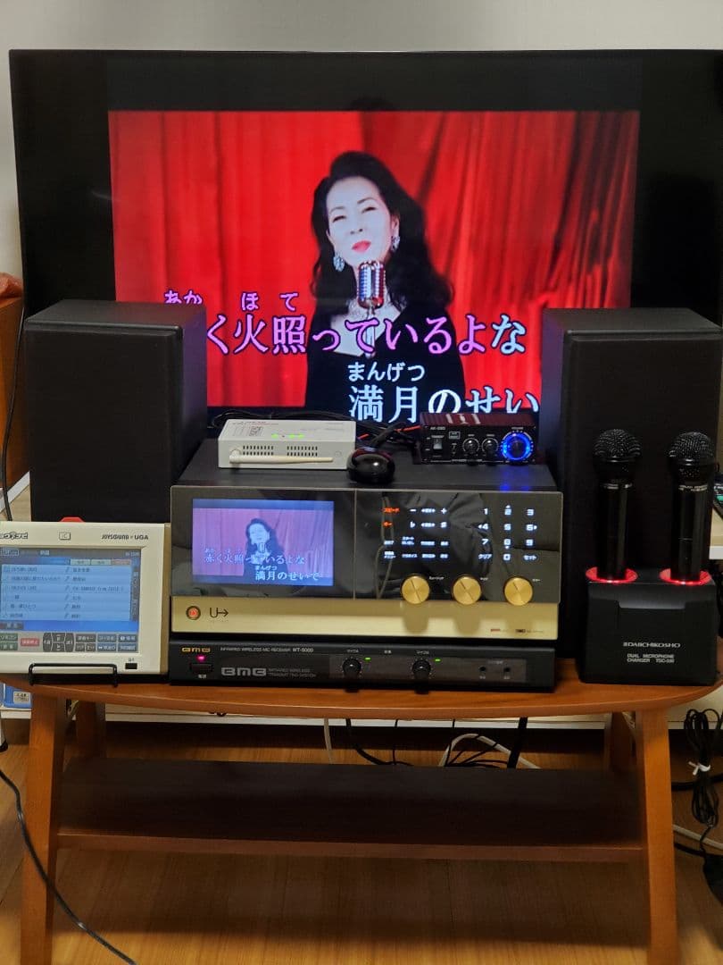 JOYSOUND カラオケ本体 UGA-N10 25万曲 家庭使用可能フルセット