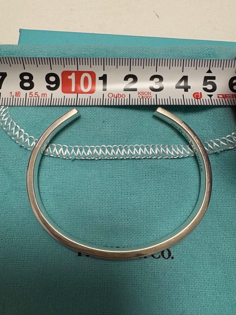 Tiffany & Co. 925シルバーバングル ティファニー 1837 カフ