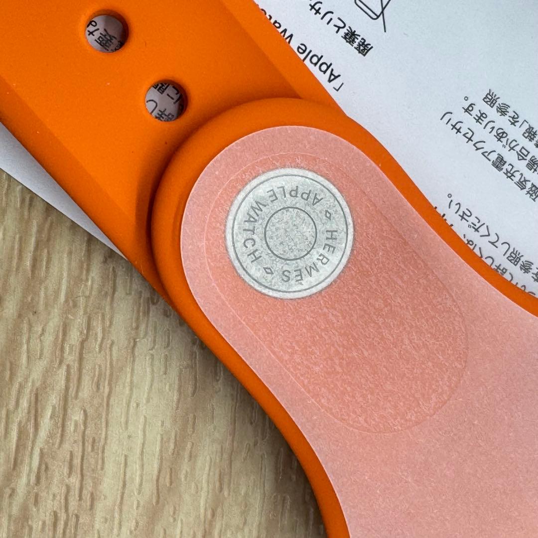 2367 未使用　Apple Watch エルメス　オレンジ　スポーツバンド