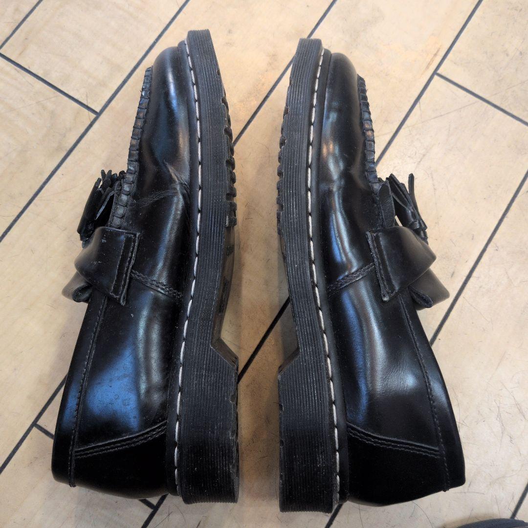 ドクターマーティン　タッセルローファー黒ローファー