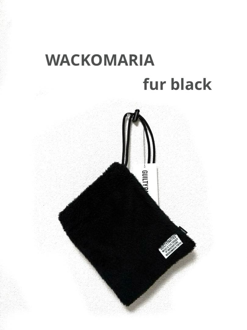 WACKOMARIA SHOULDER POUCH ファー巾着ポーチ