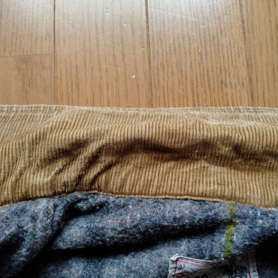 ビンテージ70年代リーストームライダー裏地ブランケット付きデニムJKT青38