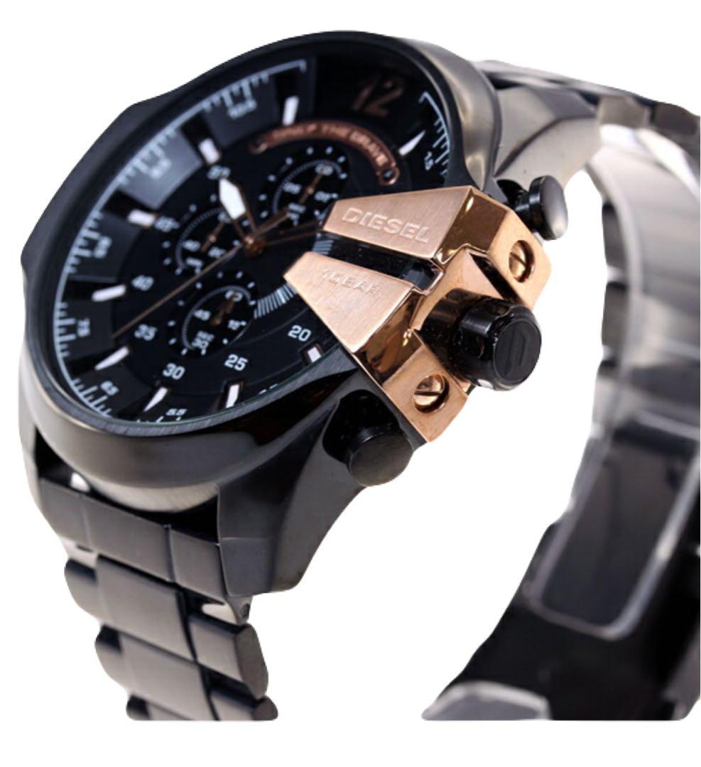 【DIESEL/ディーゼル】腕時計 デジアナ ブラック 人気