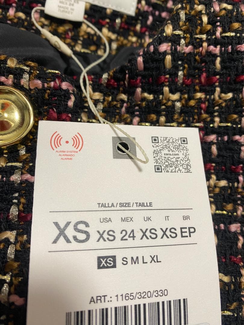 ZARA ベルト付きテクスチャーベスト XS 新品