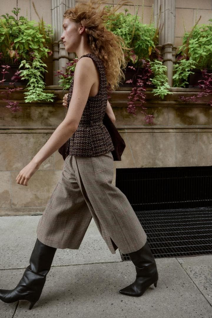 ZARA ベルト付きテクスチャーベスト XS 新品