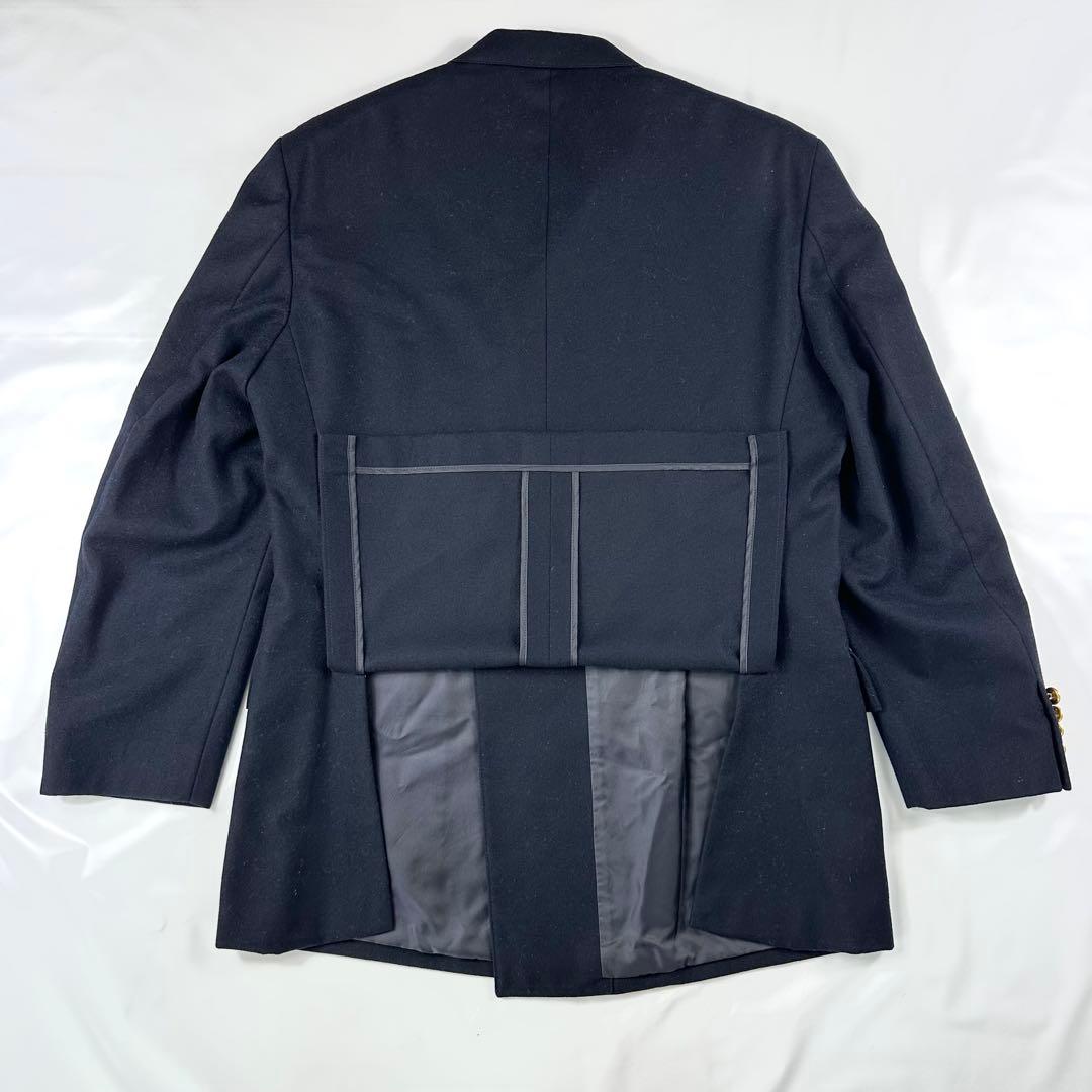 【美品】 J.PRESS 紺ブレ ダブル XL 金ボタン ブレザー ネイビー