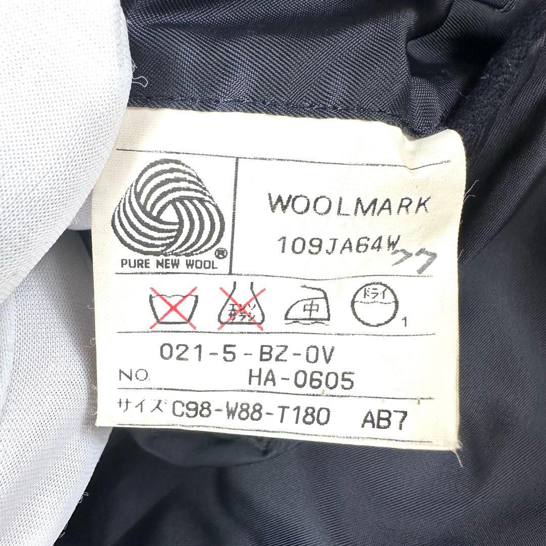 【美品】 J.PRESS 紺ブレ ダブル XL 金ボタン ブレザー ネイビー