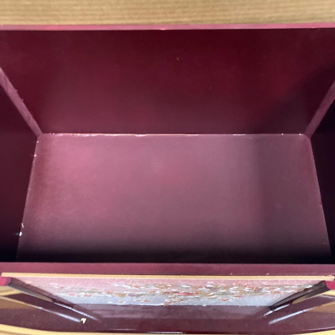 ワイン塗り刺繍収納セット