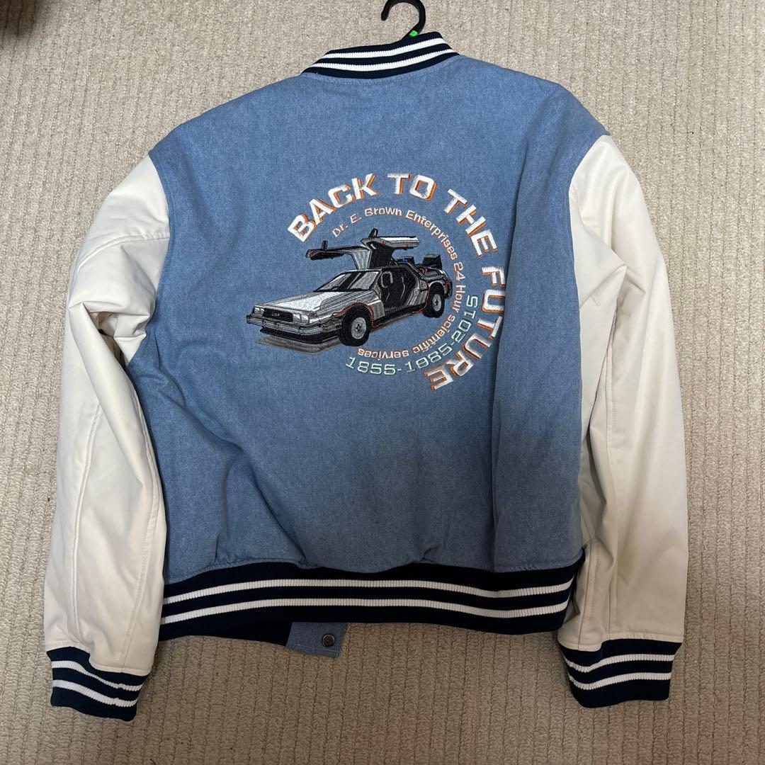 新品タグ付　ニコアンド　バック・トゥ・ザ・フューチャー　刺繍スタジャン