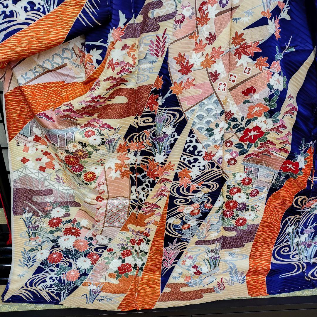 京友禅本染め高級本振袖在庫処分品